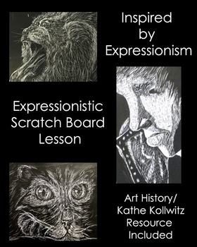 ScratchBoard (13)HS Scratch Art Lesson Scratch Board Value through line -  Create Art with ME