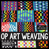 Art Lesson: Op Art Paper Weavings