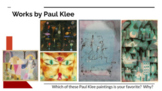Art Lesson - PAUL KLEE (1st-3rd)