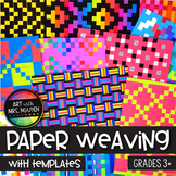 Art Lesson: Paper Weaving (with Templates)