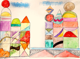 Paul Klee Art Lesson K-4th grade Castle and Sun Art History