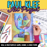 Paul Klee Portrait Art Lesson: Oil Pastel Art Project, Exi