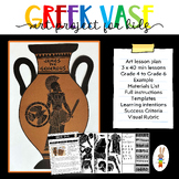 Art Lesson Plan for Elementary Make your own Greek Vase
