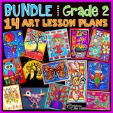 Art Lesson Plans Bundle : Grade 2 Visual Art