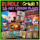 Art Lesson Plans Bundle : Grade 3 Visual Art