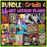 Art Lesson Plans Bundle : Grade 6 Visual Art