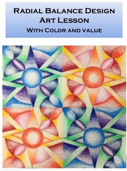 Download Art Lesson Printable: Radial Balance Design Project by The Colorful Studio
