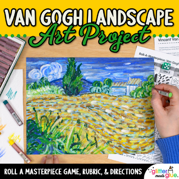 Preview of Step by Step Drawing Project: Van Gogh Lesson Plan, Artist Study, & Art Sub Plan