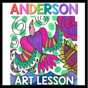 Preview of Art Lesson: Walter Anderson Art Game | Art Sub Plans