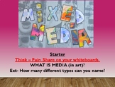 Art Lesson- Year10/11 - 9/10th Grade. Mixed Media experime