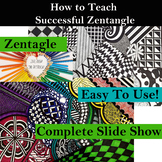Art Lesson - Zentangle- Successful Zentangle Drawing Proje