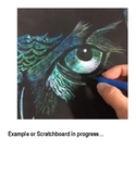 Art Lesson and Instructions: Crayon Etching/ Scratchboard