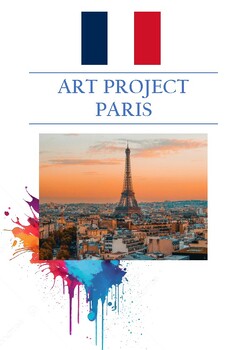 Preview of Visual Art. Art Lessons. Project based on Paris
