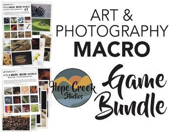 Preview of Art Macro Photography Close Up Texture Pattern Photo Guessing Game BUNDLE