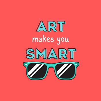 Preview of Art Makes You Smart Poster