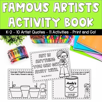 Preview of Art Masters - Coloring and Activity Pages for the Art Room