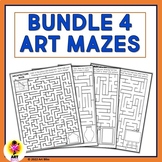 Preview of Maze Bundle, art activity, early finishers