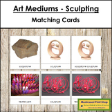 Types Of Art Mediums For Sculpting - Montessori Art Cards