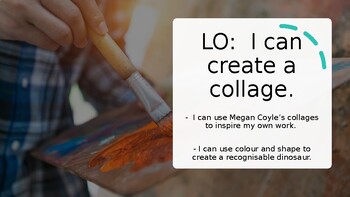 Preview of Megan Coyle 3 lesson bundle. Quiz, template, grid art and collage.