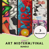 Art Midterm/Final BUNDLE -Middle School & High School