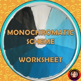 Art - Monochromatic Color Scheme Worksheet