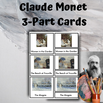 Preview of Art Montessori 3-Part Card Bundle