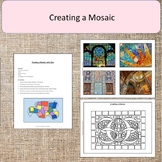 Art Mosaic Activities Kindergarten, first grade Homescooli