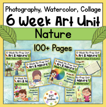 Preview of Art & Nature Unit || 6 Weeks || Grades 1-3