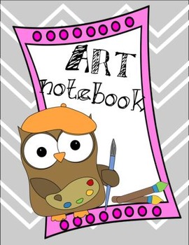 Preview of Art Notebook with Sketch pages and Power Point presentation