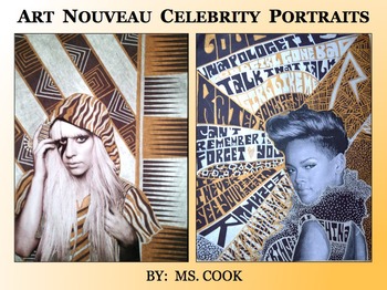 Preview of Art Nouveau Celebrity Portraits