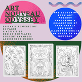 Art Nouveau Odyssey _Project for Middle School Art