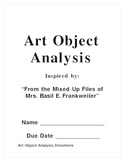 Art Object Analysis used with multiple Literature Titles