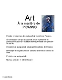 Art Picasso Période bleu Mon autoportrait