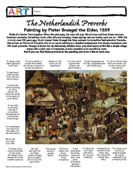 netherlandish proverbs pieter bruegel