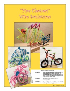 Preview of Art - MS "Pipe Cleaners" Wire Sculpture Unit