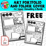 Art Portfolio and Folder Cover FREE