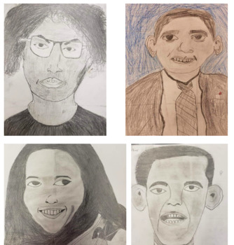 Preview of Art Portraits for Black History Month