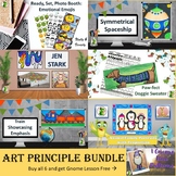 Art Principles with Marker, Color Pencils & Crayons (7 Les
