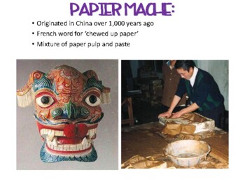 Paper Mache Masks Art project by Orsons Owl Originals