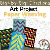 Art Project - Paper Weaving with Templates and Step-by-Ste