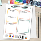 Art Project Planning Worksheet