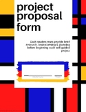 Art Project Proposal Form - Free Choice Project - TAB Teaching