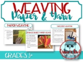 Weaving: paper and yarn instructions with pictures!