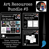 Bundle: Art Resources #3- Distance Learning PDF Resources,