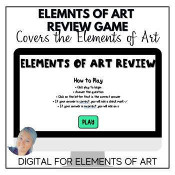Preview of Art Review Game - Elements of Art