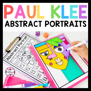 Preview of Paul Klee Abstract Art Lesson: Portrait Dice Games Art Project - Nsw Visual Arts