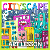 Art Lesson: James Rizzi Cityscape | Art Project for Kids w