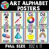 Art Room Alphabet for Elementary