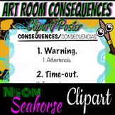Art Room Consequences (Bilingual English/Spanish)
