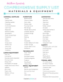 Art Room Essentials - Comprehensive Supply List